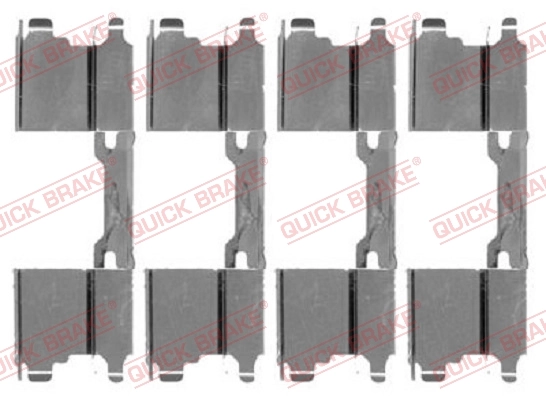 Accessory Kit, disc brake pad 109-1762