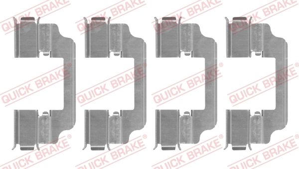 Accessory Kit, disc brake pad 109-0154