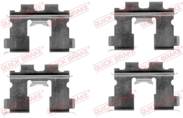 Accessory Kit, disc brake pad 109-1163