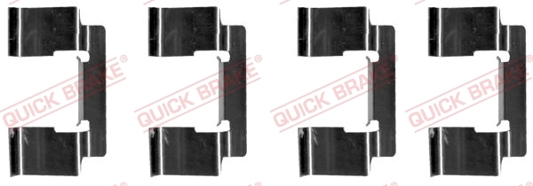 Accessory Kit, disc brake pad 109-1235