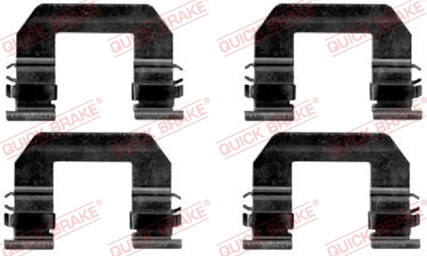 Accessory Kit, disc brake pad 109-1693