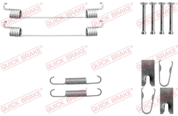 Accessory Kit, brake shoes 105-0042