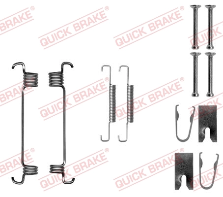Accessory Kit, parking brake shoes 105-0875