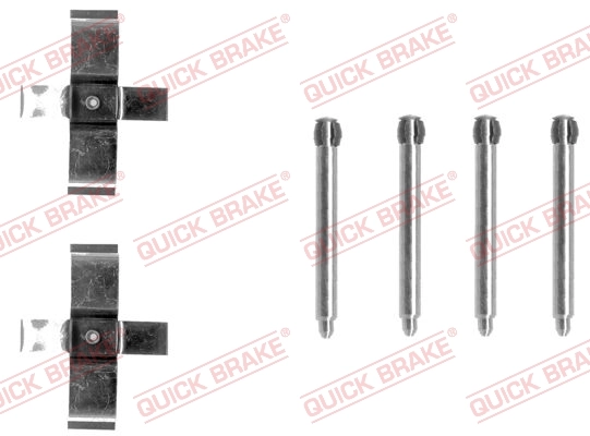 Accessory Kit, disc brake pad 109-1195