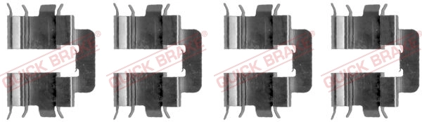 Accessory Kit, disc brake pad 109-1277