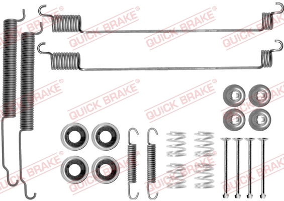 Accessory Kit, brake shoes 105-0768