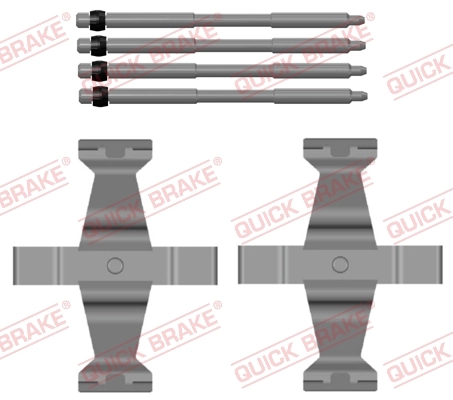 Accessory Kit, disc brake pad 109-0171