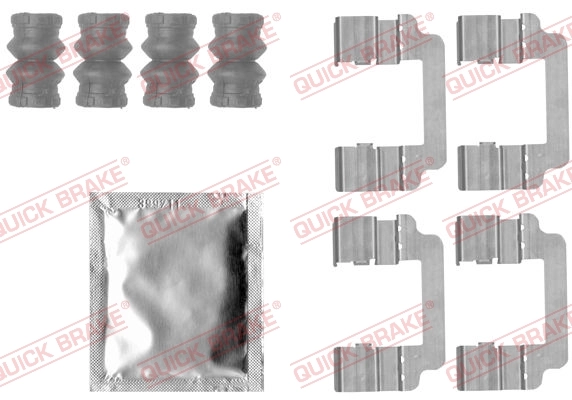 Accessory Kit, disc brake pad 109-1830