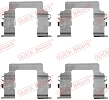 Accessory Kit, disc brake pad 109-1161