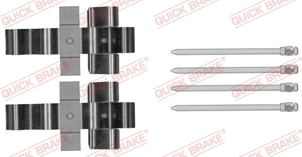 Accessory Kit, disc brake pad 109-1852