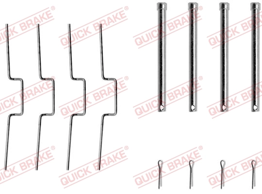 Accessory Kit, disc brake pad 109-1176