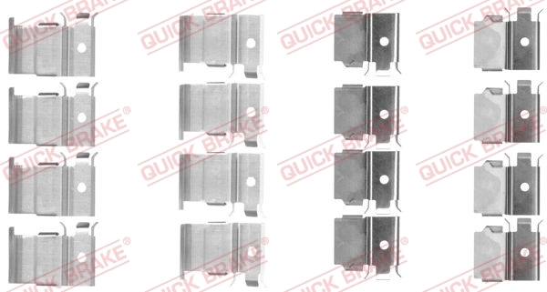 Accessory Kit, disc brake pad 109-1799