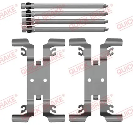 Accessory Kit, disc brake pad 109-0206