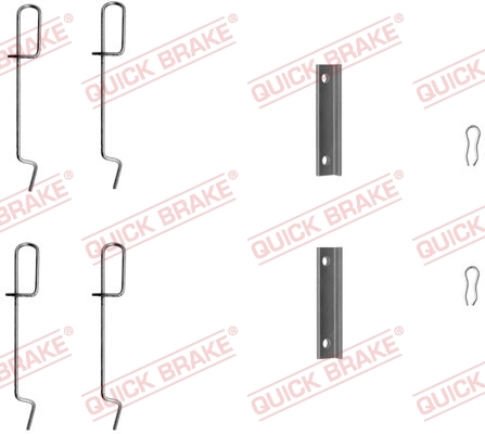 Accessory Kit, disc brake pad 109-1125