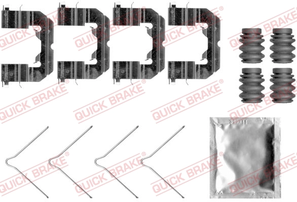 Accessory Kit, disc brake pad 109-0089
