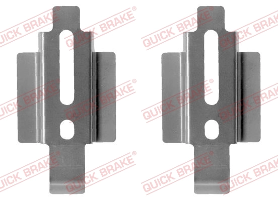 Accessory Kit, disc brake pad 109-1178