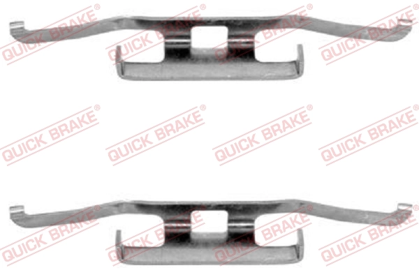 Accessory Kit, disc brake pad 109-1098