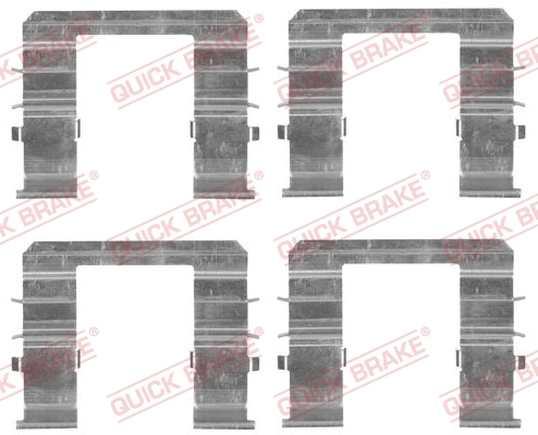 Accessory Kit, disc brake pad 109-1744