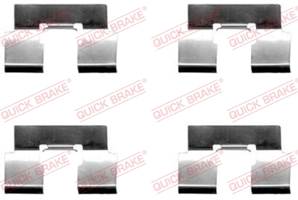 Accessory Kit, disc brake pad 109-1214