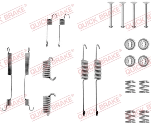 Accessory Kit, brake shoes 105-0599