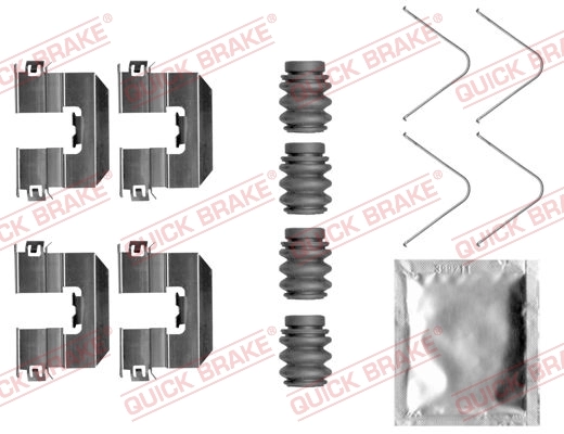Accessory Kit, disc brake pad 109-0058