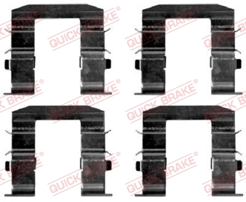 Accessory Kit, disc brake pad 109-1665