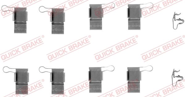 Accessory Kit, disc brake pad 109-1193