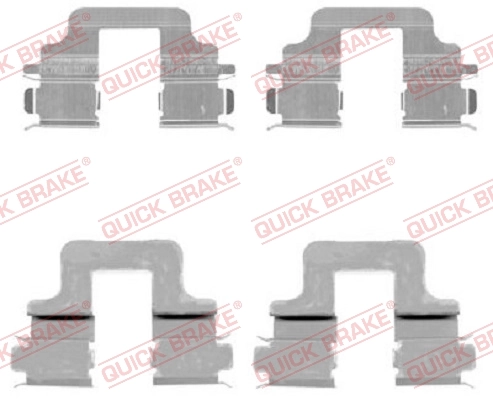 Accessory Kit, disc brake pad 109-1731