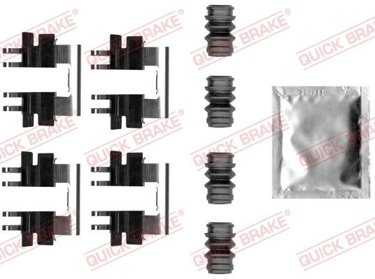 Accessory Kit, disc brake pad 109-0045