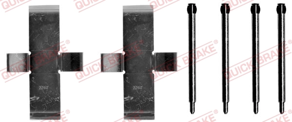 Accessory Kit, disc brake pad 109-1003