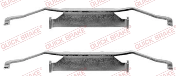 Accessory Kit, disc brake pad 109-1054