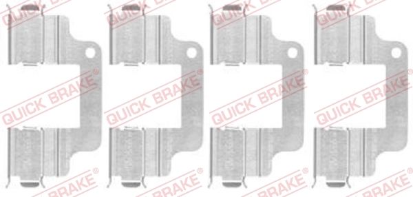 Accessory Kit, disc brake pad 109-1740