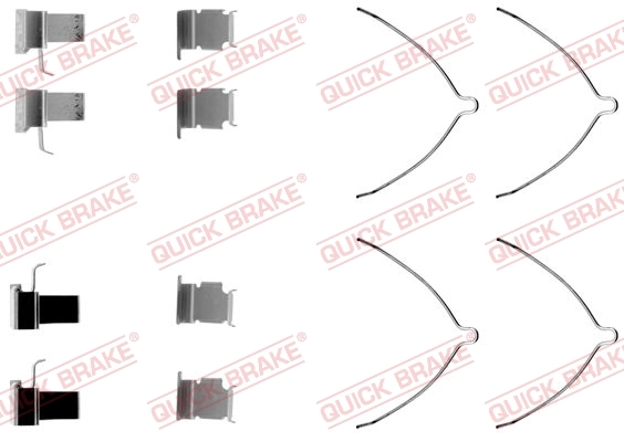 Accessory Kit, disc brake pad 109-1261