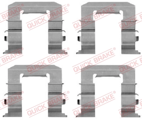 Accessory Kit, disc brake pad 109-1212