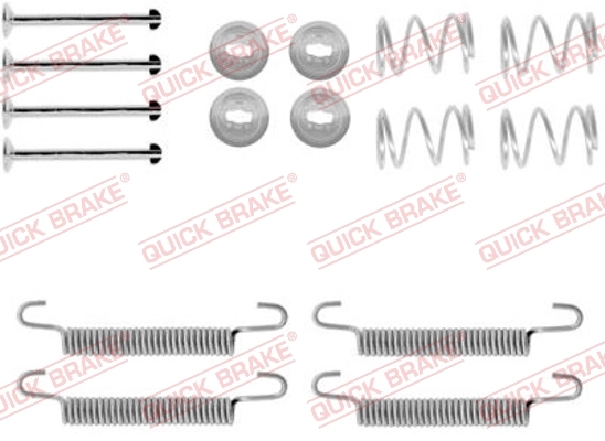 Accessory Kit, parking brake shoes 105-0791