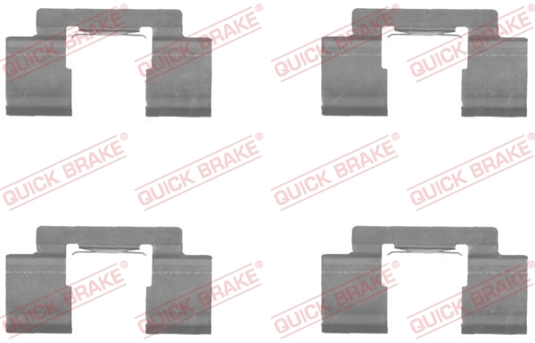 Accessory Kit, disc brake pad 109-1732