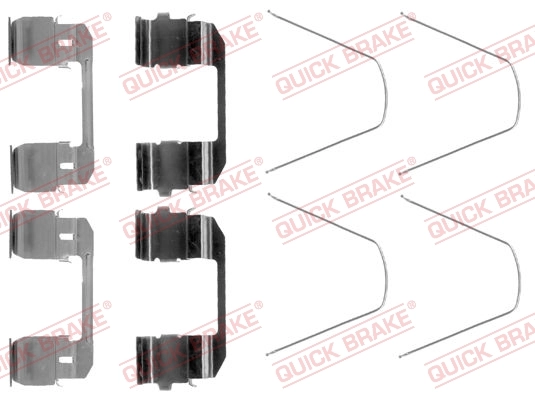 Accessory Kit, disc brake pad 109-1743