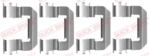 Accessory Kit, disc brake pad 109-0014