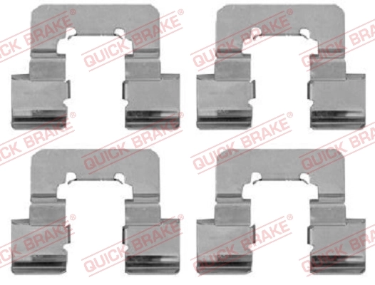 Accessory Kit, disc brake pad 109-1781