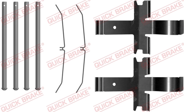 Accessory Kit, disc brake pad 109-0081