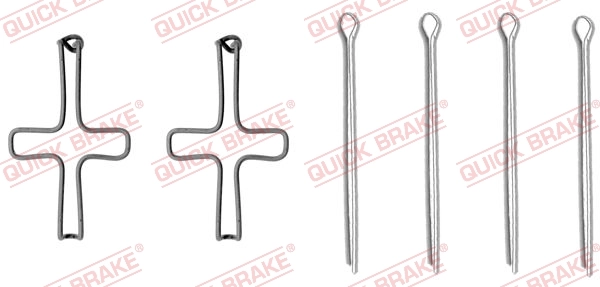 Accessory Kit, disc brake pad 109-1099