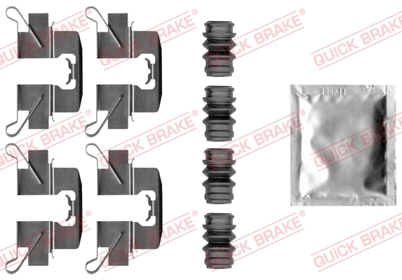 Accessory Kit, disc brake pad 109-0047