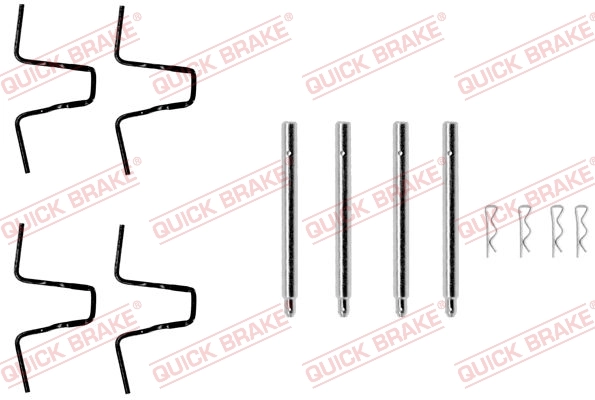 Accessory Kit, disc brake pad 109-0978