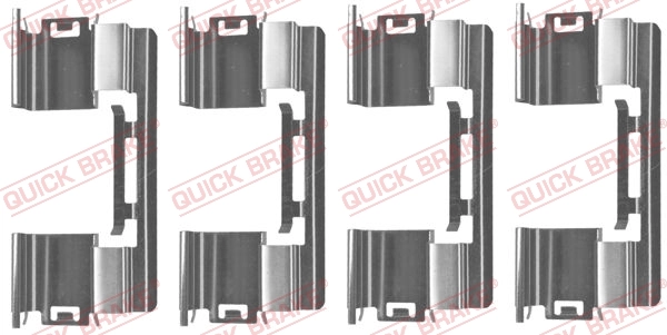 Accessory Kit, disc brake pad 109-1813