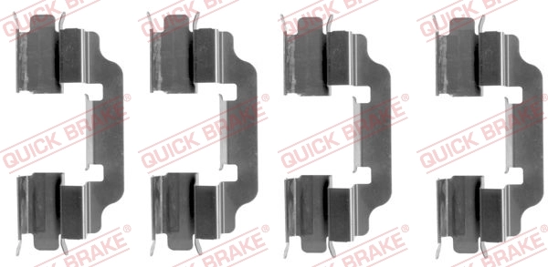 Accessory Kit, disc brake pad 109-1601