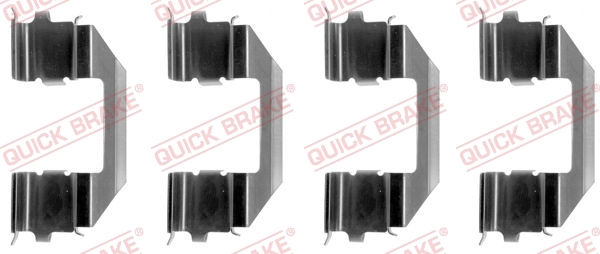 Accessory Kit, disc brake pad 109-1258