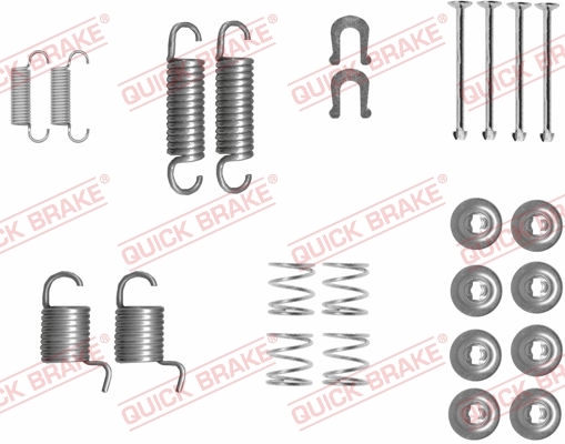 Accessory Kit, brake shoes 105-0834