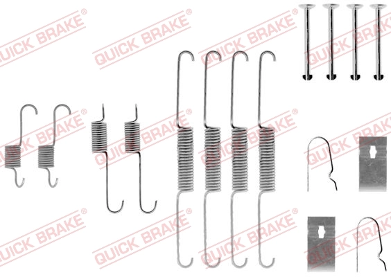 Accessory Kit, brake shoes 105-0782