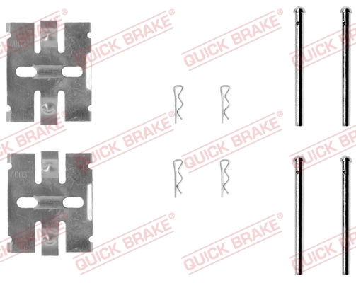 Accessory Kit, disc brake pad 109-0932