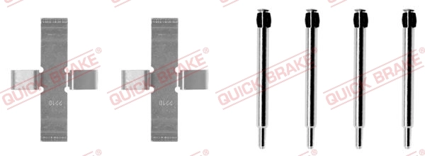 Accessory Kit, disc brake pad 109-0903